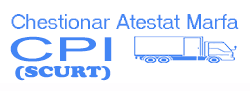 Intrebari , chestionare atestat marfa CPI scurt