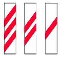 Indicator rutier  Panouri suplimentare pentru trecerea la nivel cu o cale ferată