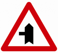 Indicator rutier  Intersecţie cu un drum fără prioritate