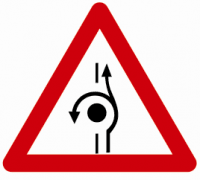 Indicator rutier  Presemnalizarea unei amenajari rutiere care oferă şi posibilitatea întoarcerii vehiculelor