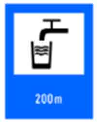 Indicator rutier Apa potabila