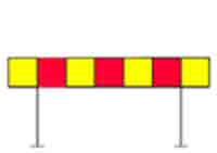 Indicator rutier Barieră normală