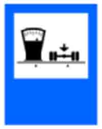 Indicator rutier Cantar pentru autovehicule