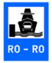 Indicator rutier Imbarcare pe ferry-boat
