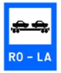 Indicator rutier Imbarcare pe vagoane platforma de cale ferata