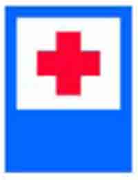 Indicator rutier Post prim-ajutor