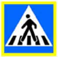Indicator rutier Trecere de pietoni 2