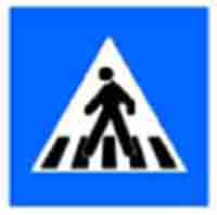 Indicator rutier Trecere de pietoni