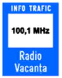 Indicator rutier Informatii rutiere