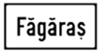 Indicator rutier Intrare in localitate