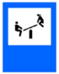 Indicator rutier Loc de joaca pentru copii