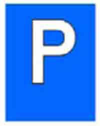 Indicator rutier Parcare