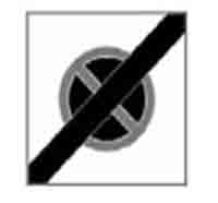 Indicator rutier Sfarsitul zonei de stationare cu durata limitata