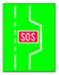 Indicator rutier Telefon de urgenta Politie Ambulanta Pompieri Depanare