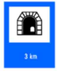 Indicator rutier Tunel