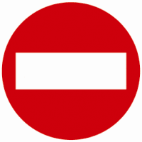Indicator rutier Accesul interzis