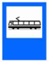 Indicator rutier Statie de tramvai